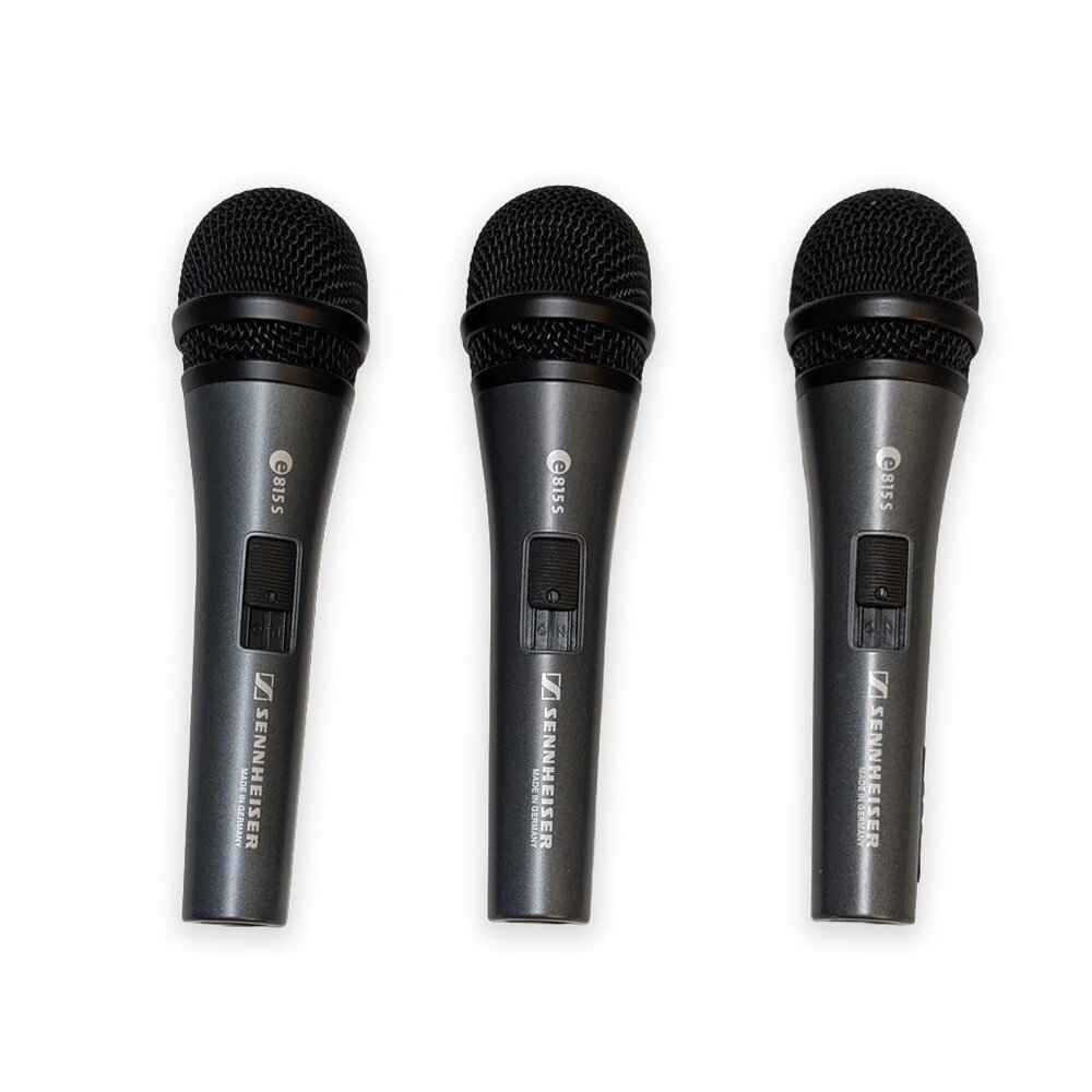 Set of Sennheiser e815S e 815-S Dynamic Cardioid Microphone - 2 Working + Case - Picture 6 of 6